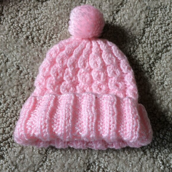 Vintage Pink Bunting Sleeper + Hat & Moccasins - Picture 8 of 13